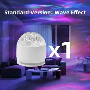 Aurora/Water Ripple/Sky Projector Light, USB Rechargeable LED Projector Lamp with Remote Control, Northern Lights Ambient Light, Room Decor, HD Projector Lamp, Home Video Projector, Laser Projector, Starlight Projector Father'S Day Gift