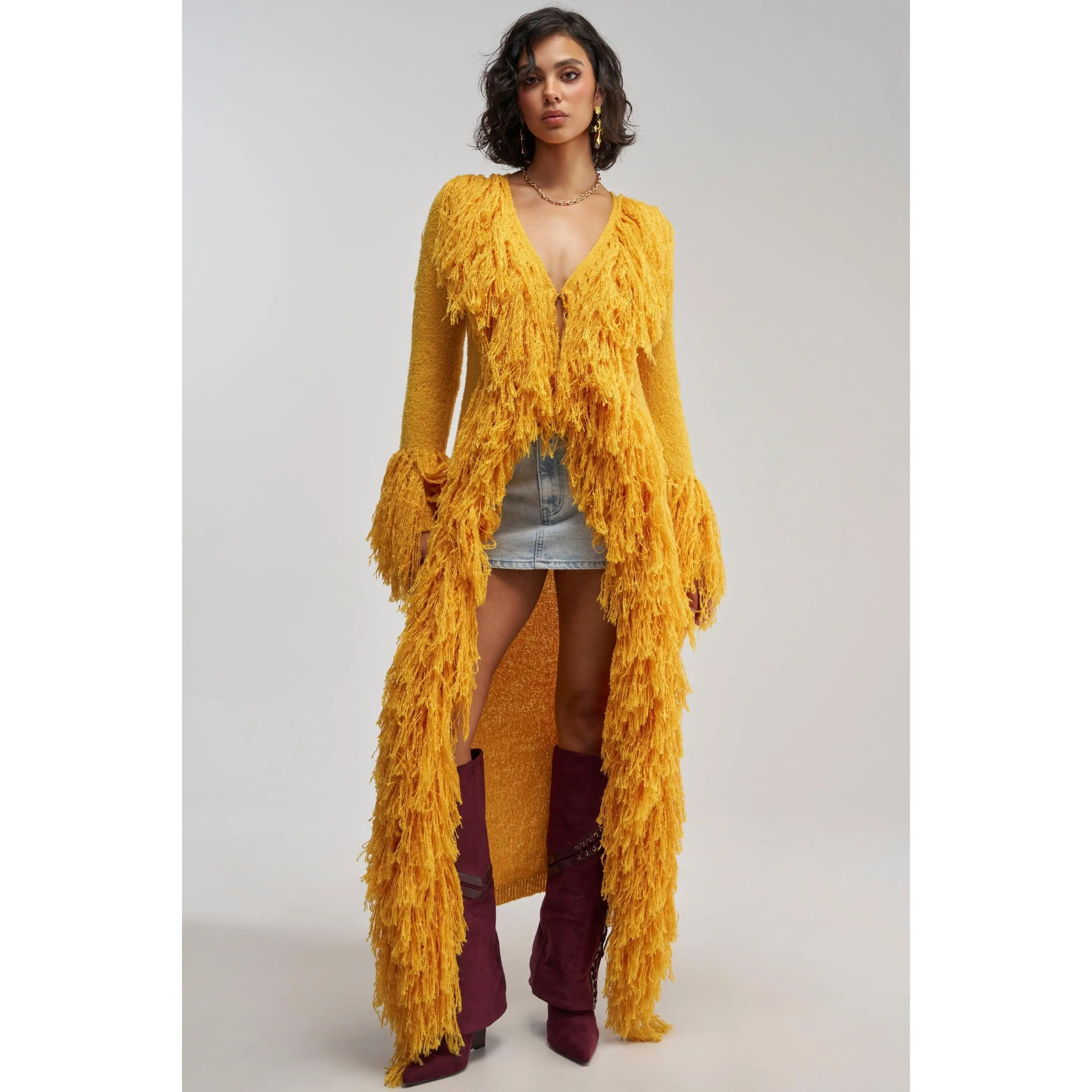 VICE CITY FRINGE CARDIGAN