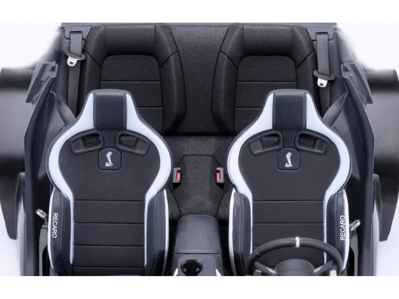 Ford Mustang Shelby GT500 Cyber Orange Metallic with Black Stripes 1/18 Model Car by Autoart