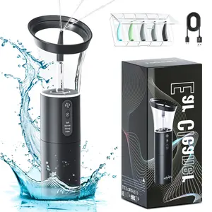 Morfone Upgraded Electric Ear Wax Removal Tool IPX6 Waterproof 3-Hole 270° Spray Clean 4 Modes Safe Ear Cleaner Machine Black outdoorfun
