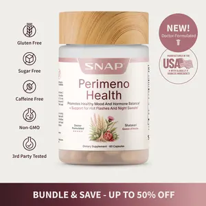 Perimeno Health - Perimenopause Support Capsules - Hormonal Balance & Women’s Vitality - Supports Mood, Energy & Stress - Shatavari + Ashwagandha + Black Cohosh - Antioxidant Support - Skin, Hair & Aging Support - 3rd Party Tested