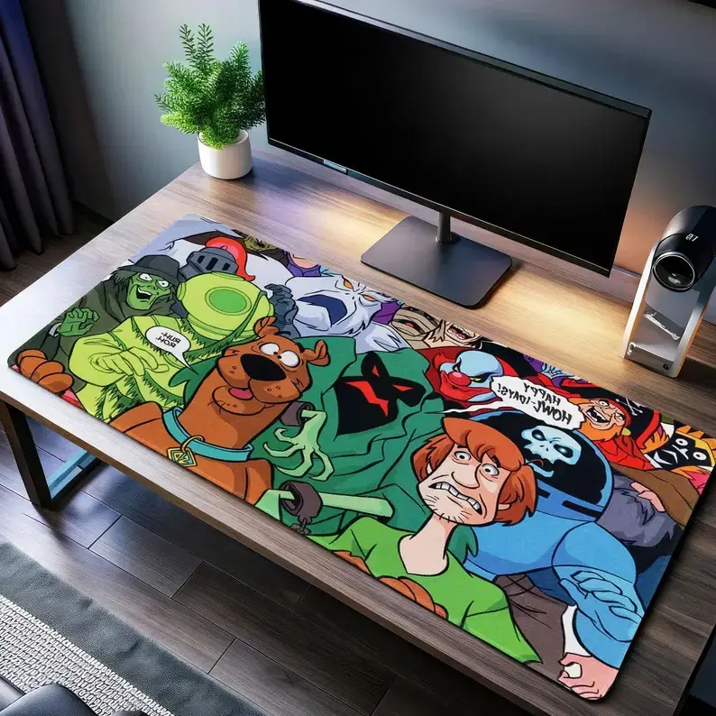 Scooby-Doo Villains Clash Desk Mat, Mystery Team Mouse Pad – FASTSHIPPING