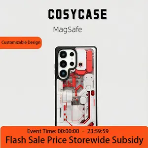 Factory Abstract samsung Case for Samsung, Magnetic Matte Acrylic Case, Anti-Fingerprint, Car Mount Compatible, Business Phone Cover for Men, Fits Samsung S25 Ultra S24 Plus S23 S22 Edge M6203