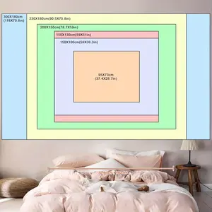 85gsm Soft Peach Skin Velvet Viking-Inspired Tapestry Wall Hanging for Living Room Decor