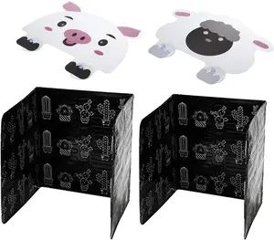 Kitchen Splash Guard Set Of 4-2 Anti-Splash Foil Gas Hobs And 2 Sink Splash Guards With Suction Cups, Oil Splash Mesh Cooking And Frying Splash Guards