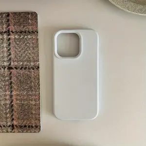 Phone Case - New High-End Minimalist Solid Color Liquid Case for Apple17 Promax Phone Cover Iphone 14 Full Coverage 15 New 13Pro Soft 16Promax Anti-Drop Protective Cover