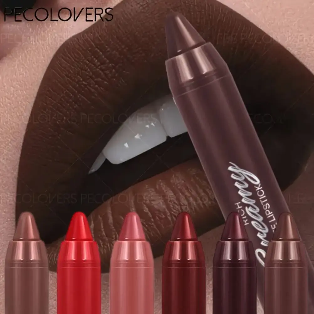 1PC Long-lasting & Waterproof Nude Velvet Lipstick, Moisturizing Hydrating Lipstick Pen,  Moisturizing Effect, Multi-color Options, Daily Makeup, Moisture, Hydrate, Gloss Stick, Lipstick Cosmetic