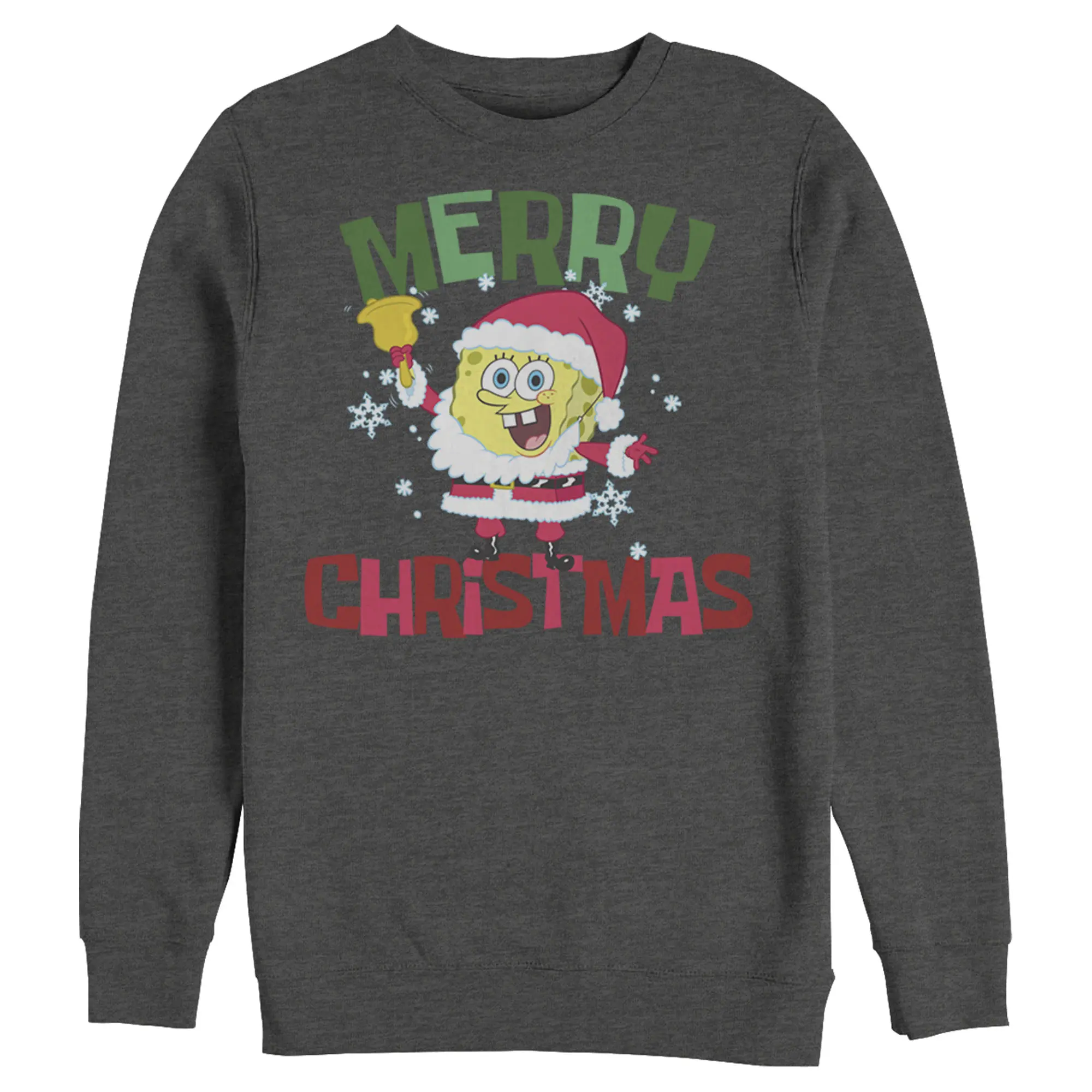 Men's SpongeBob SquarePants Christmas Santa Beard Sweatshirt