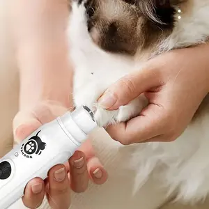 QuietPet USB Rechargeable Pet Nail Grinder with Diamond Bit - Low Vibration, Durable Plastic, Wireless Dog & Cat Claw Care Tool for All Breeds