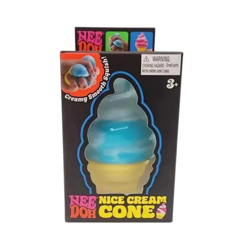 Nice Cream Cone Squishy lce Cream FidgetToy,StressRelief