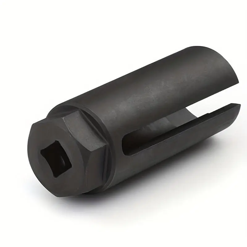 Japanese Oxygen Sensor Socket 22mm, Durable Steel, Reliable Performance, Oxygen Sensor Adapter Tool, Includes Oxygen Sensor Socket, Easy Installation & Removal