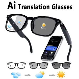 Smart Glasses with AI Translation App Color-Changing Lenses High-Definition Voice Calls Hi-Fi Music Quality Open-Ear Audio