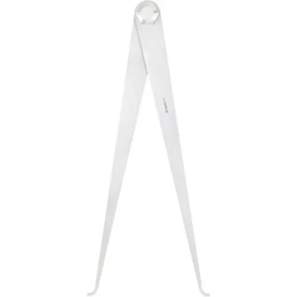 Starrett Flat Leg Inside Caliper - 18 in Legs, Firm Joint, Polished Steel, 24 in (600mm) Max Measurement, Model 50197