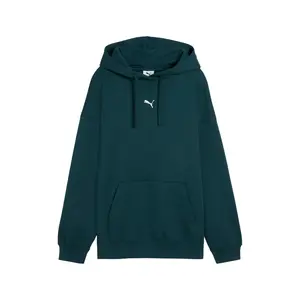 PUMA Womens Essentials Oversized Hoodie Casual Outerwear Casual - Green