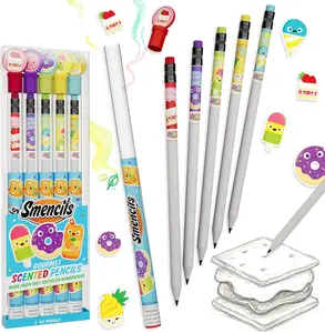 Graphite Smencils - HB #2 Scented Pencils, 5 Count by Scentco Scentco Inc Assorted Rhinestone adhd office