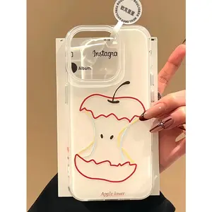 Suitable for Apple 17 double-layer phone case, iPhone 15 full cover, 14/13 creative lines, Apple 12 women's model