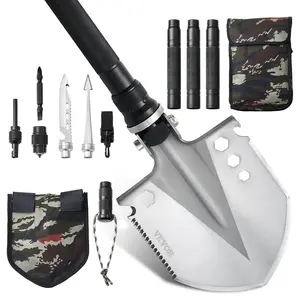 Survival Shovel 13 in 1 Camping Shovel Folding Multitool Portable Compact VEVOR Super Brand Day Survival Shovel 13 in 1 Camping Shovel Folding Multitool Portable Compact VEVOR Super Brand Day