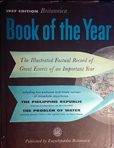 USED Book - Britannica Book of the Year 1957 by William Benton (Hardcover) - english