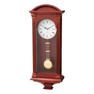 VEVOR Grandfather Clock, 23.2 in Classic Vintage Pendulum Clock, Pine Wood MDF Wall Clocks with Quartz Movement and Quiet Design, for Living Room, Bedroom, Home Decor Gift (Cherry Tone Finish)VEVOR Super Brand Day