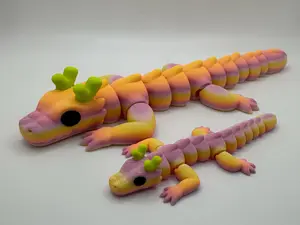 Zou Dragon – Vibrant 3D Printed Articulated Dragon Toy | Available in Large & Small Sizes