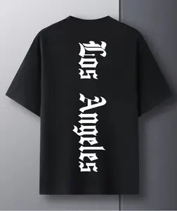 Los Angeles 100% Cotton Thick Round Neck Shirt for Adults Comfortable Everyday Wear or Party Classic Cuello Redondo