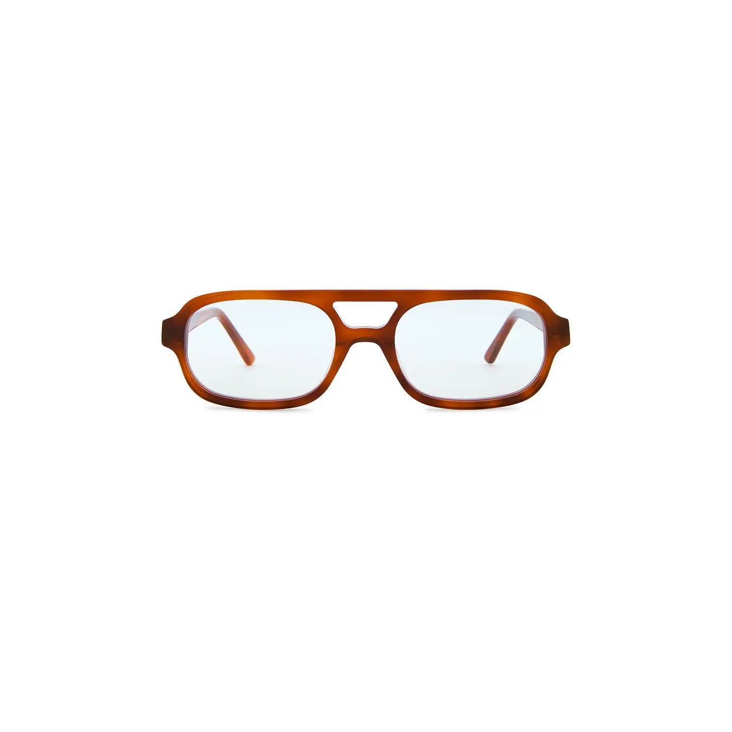 Lu Goldie Sofia Blue Light Glasses in Chestnut
