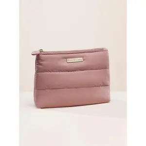 Puffy Makeup Bag - Mauve Puffy Makeup Bag - Mauve