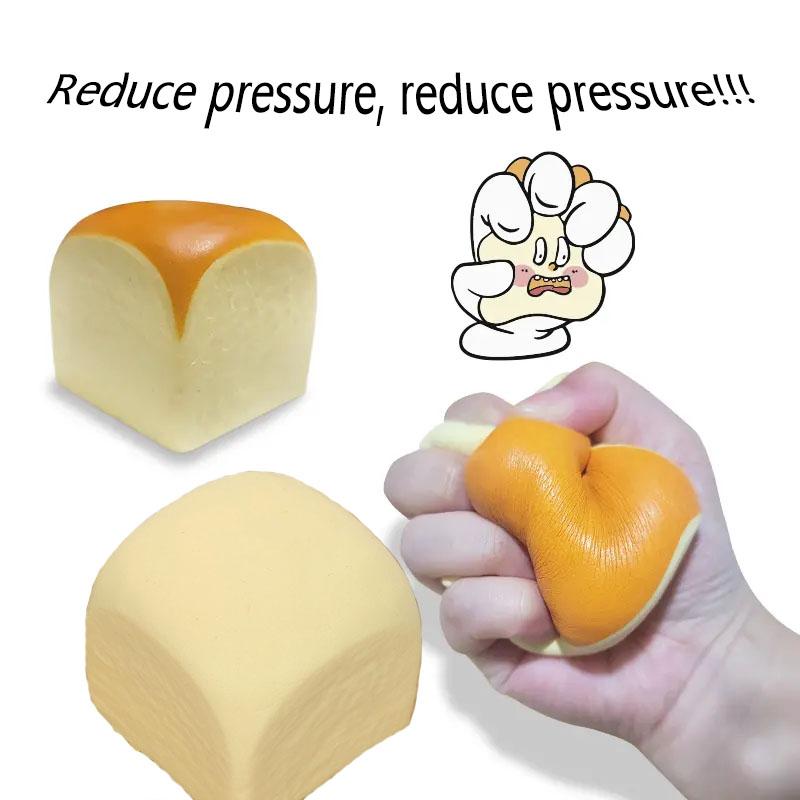 Hawaiian Rolls 2pcs, Slow Rebound Soft Toys, Taba Squishy, Stress Relief Toy，Adults Fidget Toy Sensory Toy