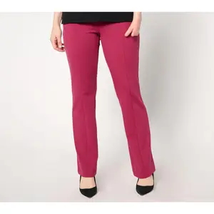 Isaac Mizrahi Live! Tall Icon Crepe Baby Bootcut Pants