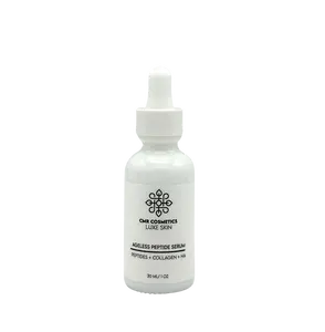 CMR Cosmetics Ageless Peptide Serum with Peptides, Collagen & Hyaluronic Acid - Reduces Fine Lines & Wrinkles, Boosts Firmness - Deep Hydration & Moisturizing Formula for Radiant Skin - Fast-Absorbing