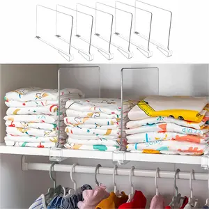 Acrylic Layered Shelf for Balcony Cabinet, Universal Storage Organizer for Clothes and Miscellaneous Items, Space Saving Rack