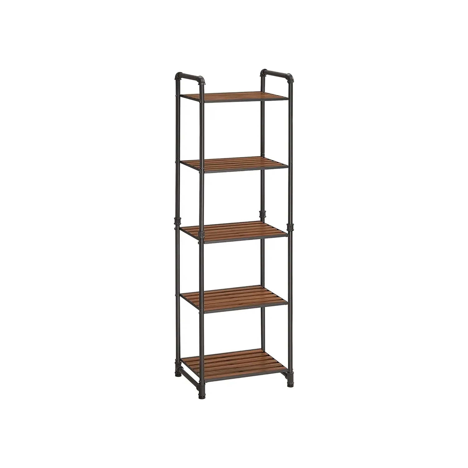 VASAGLE 5-Tier Multi-Purpose Home Organiser, Kitchen Shelf for Home Supplies, Plant & Flower Display Piece, Kitchen Rack, Shelf Rack