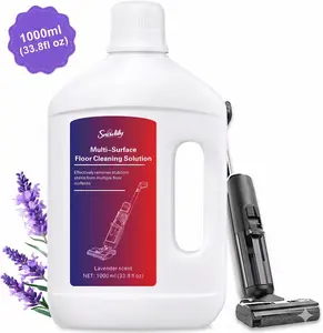 Snowlily Liquid Floor Cleaner for Dreame Wet Dry Vacuums & Robot Mops, Non-Toxic, Pet-Friendly, No Residue, Multi-Purpose Cleaning Solution (Lavender Orange Lily Scent, 33.8 Fl Oz), Non-Toxic Floor Cleaners use household