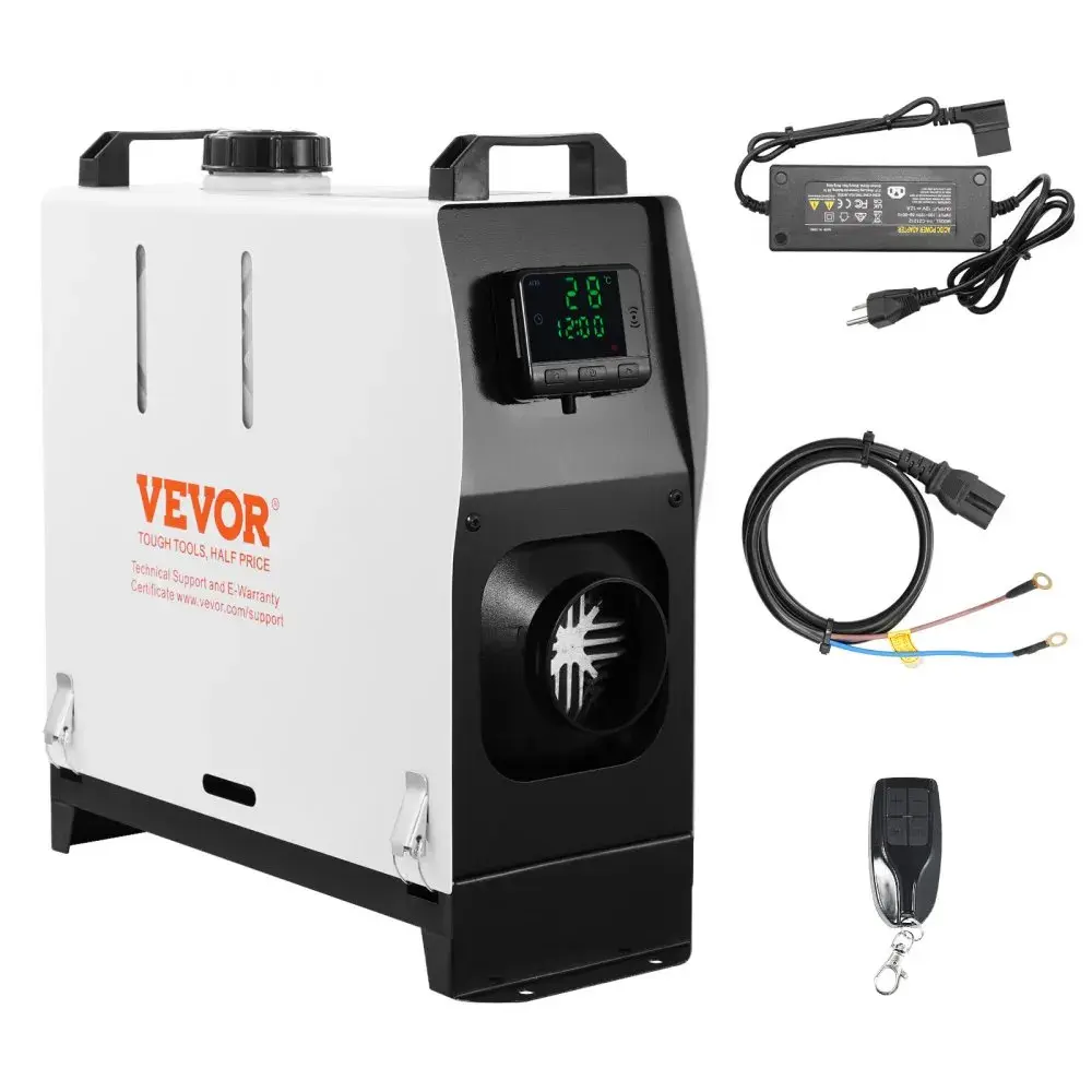 【summerfinds】VEVOR Diesel Air Heater, Various specifications, 2kw/5kw/8kw, With or without adapter, All-in-one with or without Bluetooth App LCD for Car RV Indoors furnace warmer
