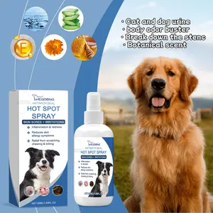 Yegbong Antimicrobial Hot Spot Spray Antibacterial Spray For Care Spray Pet cat and dog fur gentle cleaning care fur Bright shine