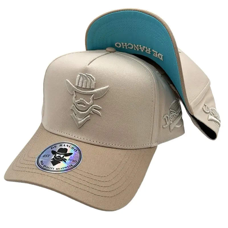 De Rancho a-frame hat (Cream/Khaki)