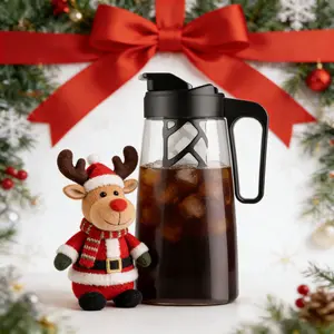SIVAPHE Cold Brew Coffee Maker with Removable Infuser Easy Grip Handle Durable Filter for Rich Flavor Versatile for Coffee and Tea Cold Brew Coffee Maker