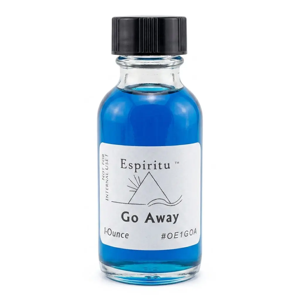 Espiritu Go Away Anointing Oil — 1oz Banishing &amp; Boundary-Setting Formula