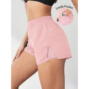 2025 New 2-in-1 Look Anti-See-Through Yoga Shorts Sports Shorts Running Fitness Tennis Casual Basic Athletic Pants for Women