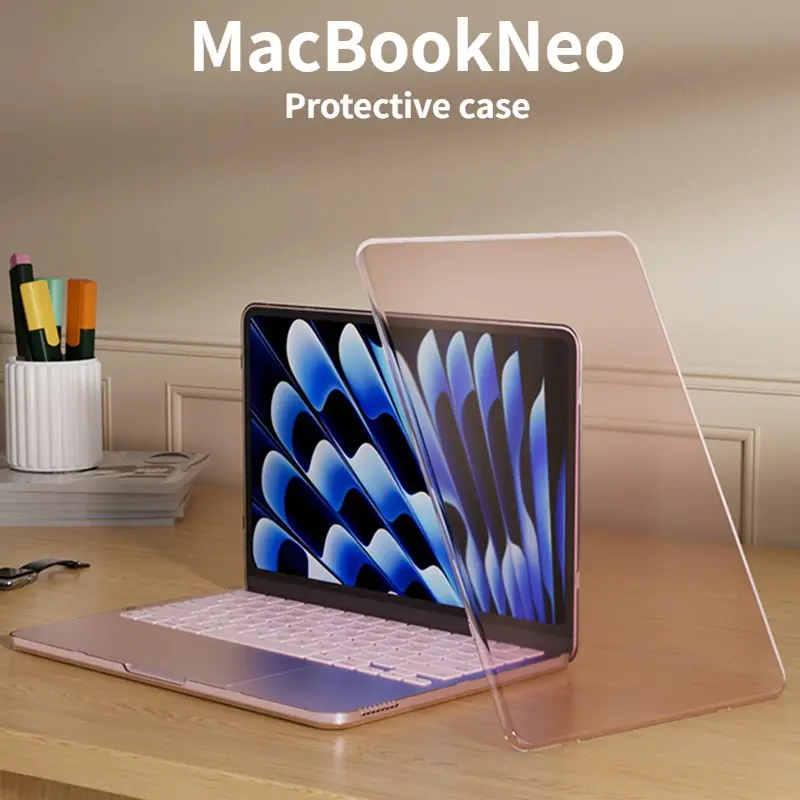 2026 New MacBook Neo Scratch-Resistant Case, Neo-A3404 A18 Pro, available in four colors: Indigo Blue, Orange, Crystal White, Neo Laptop Case, Laptop Casing, Laptop Cover, Protective Cover