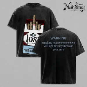 MG K-Lost Tour Vintage Washed Shirt – MG Kells Inspired Oversized Graphic T Shirt, Y2K Grunge Streetwear Tee, Heavyweight Soft Cotton Unisex Top, Casual Men Women Wear, Gift for Kell Fans & Rap Rock Music Lovers