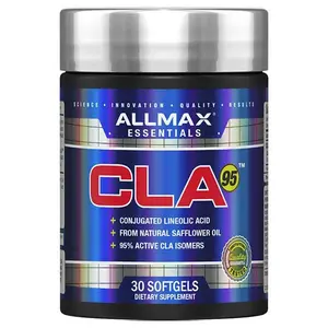 ALLMAX Essentials CLA 95: Conjugated Linoleic Acid Supplement – 30 Softgels, 95% Active CLA Isomers