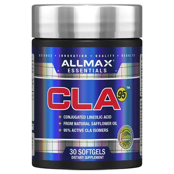 ALLMAX Essentials CLA 95: Conjugated Linoleic Acid Supplement – 30 Softgels, 95% Active CLA Isomers