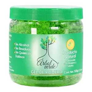 Green Tree Hair Gel with Rosemary and Aloe Vera 250g