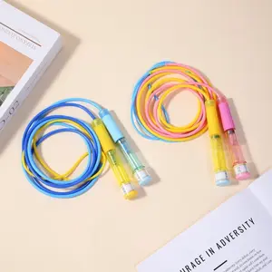 Transparent Nonslip Speed Rope with Anti - slip Rubber Beads for Students' PE Class and Exam Prep