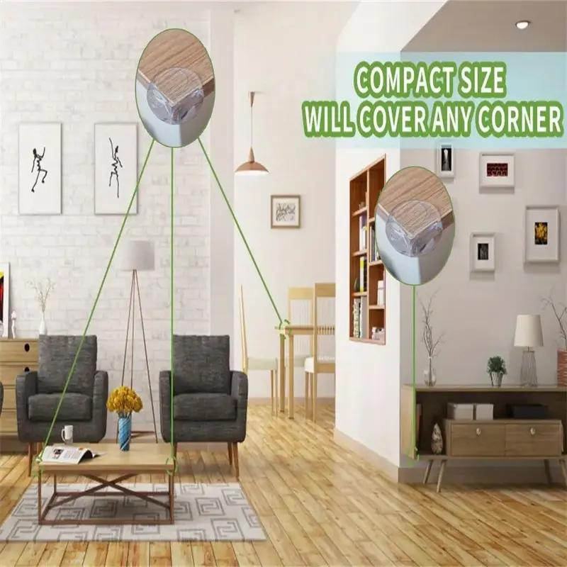 20PCS Soft Modern Self-Adhesive Furniture Edge Guards, Baby Proof Cushions for Coffee Tables, Desks, Dining Tables, Cabinets
