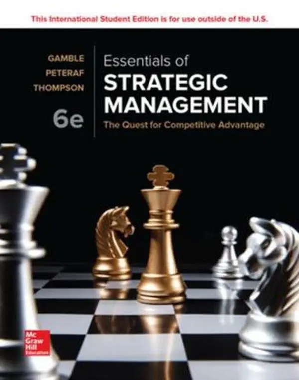 USED Book - Essentials of Strategic Management: The Quest for Competitive Advantage by Peteraf, Margaret, Thompson, Arthur A., Jr., Gamble, John E. (Paperback) - english