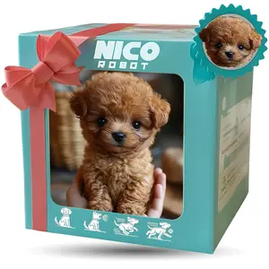 Interactive Realistic Robotic Puppy Plush Toy – Walks, Barks & Wags Tail, Smart Pet for Kids & All Ages, Perfect Christmas Gift