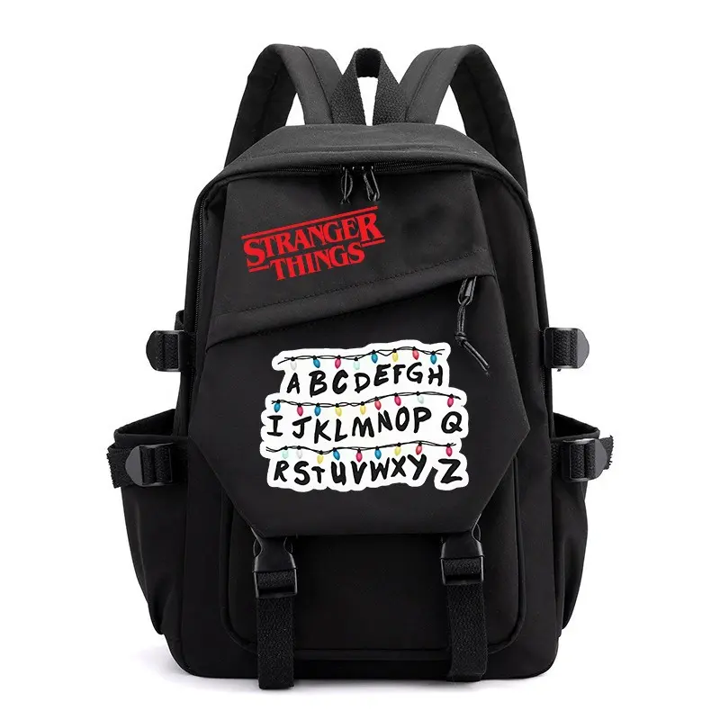 Mystery TV Inspired Backpack, Printed Student School Bag, Large Capacity Laptop Backpack, Lightweight Casual Travel Daypack for Elementary Middle High School & College