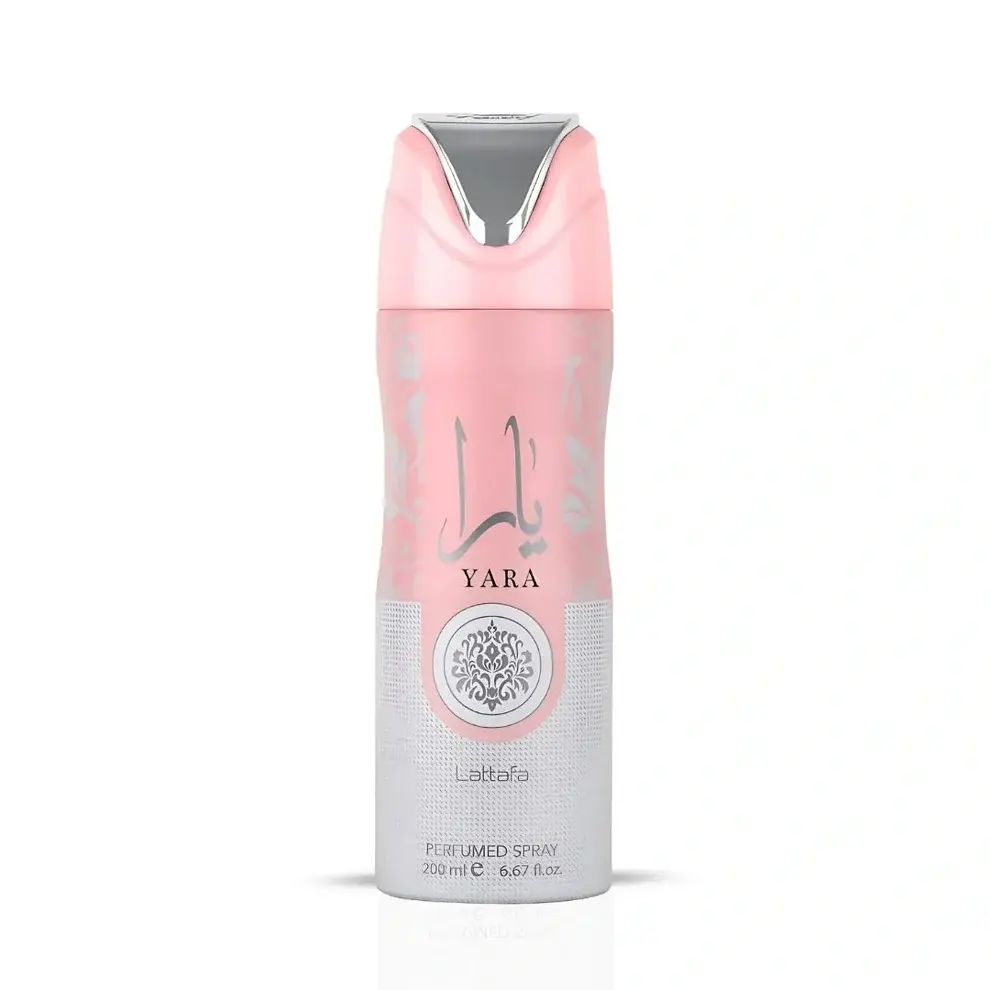 Yara Perfumed Body Spray Deodorant by Lattafa, 200ml